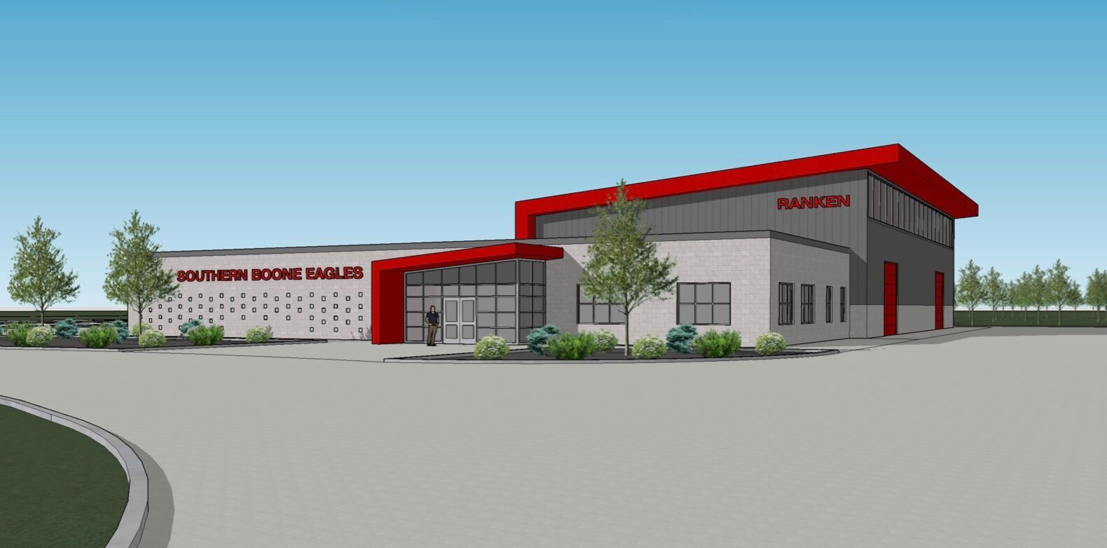 Rendering of the Ashland campus of Ranken Technical College